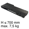 Klappendämpfer mit Push-Open und Soft-Close Türgröße bis H 700 mm × B 600 mm, max. 7,5 kg