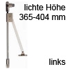 Bremsklappenhalter mit Magnet Klassik D/365 links Klappenbremse + Magnet 365-404 mm li.