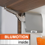 Klappenhalter Blum AVENTOS HK-S Klappenbeschlag + Blumotion, grau
