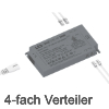 LED-Netzgerät 24 V/DC Mec Lite RP 20W, 4-fach Verteiler
