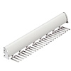 Krawattenhalter silber - B 454 mm 