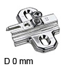 Kreuzmontageplatte D0mm System 2006 Hettich SlideOn Mont.platt. kreuz D0mm Hettich
