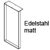 Kufe für Bartheke Edelstahl Profil 60 x 8 mm Edelstahlkufe Bartisch 1110x490 - matt geb.