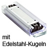 Laufwagen mit Edelstahl-Kugelpaket Accuride DS0116-CASSRC Wagen + Edelstahlkugeln