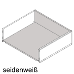 Boden + Rückwand weiß, für Legrabox Sets Nennlänge (NL) 270 mm | Breite 600-700 mm