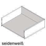 Boden + Rückwand weiß, für Legrabox Sets Nennlänge (NL) 270 mm | Breite 300-400 mm