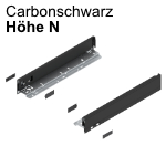 Legrabox Zarge N (66,5 mm), carbonschwarz 