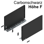 Legrabox Zarge F (241 mm), carbonschwarz 