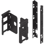 Rückwandhalter-Set Legrabox, Terraschwarz 