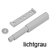 Druckschnäpper - Push to open mit Magnet lichtgrau Magnetschnäpper grau