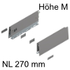 470M2702S Zarge Höhe 91 mm, indiumgr. Merivobox Zarge M - 270 mm, indiumgrau