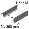 470M3502S Zarge Höhe 91 mm, oriongr. Merivobox Zarge M - 350 mm, oriongrau