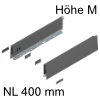 470M4002S Zarge Höhe 91 mm, oriongr. Merivobox Zarge M - 400 mm, oriongrau