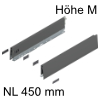 470M4502S Zarge Höhe 91 mm, oriongr. Merivobox Zarge M - 450 mm, oriongrau