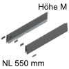 470M5502S Zarge Höhe 91 mm, oriongr. Merivobox Zarge M - 550 mm, oriongrau