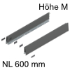 470M6002S Zarge Höhe 91 mm, oriongr. Merivobox Zarge M - 600 mm, oriongrau