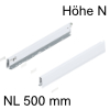 470N5002S Zarge Höhe 68,5 mm, weiß Merivobox Zarge N - 500 mm, seidenweiß