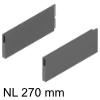 ZL4.270S.E MERIVOBOX BOXCAP H 100,8 x L 260 mm, oriongr. Boxcap-Set oriongrau, NL 270 mm