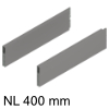 ZL4.400S.E MERIVOBOX BOXCAP H 100,8 x L 390 mm, indiumgr. Boxcap-Set indiumgrau, NL 400 mm