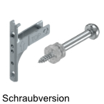 ZF4.x002 Frontbefestigung Merivobox, zum Schrauben 
