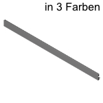 ZV4.1042NN Vorderstück mit Nut für Einschubelement 