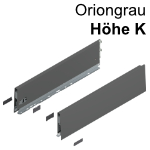 Merivobox Zarge K (129 mm), oriongrau