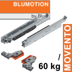 Blum Movento Vollauszug 60/70 kg + Blumotion S NL 450-750 mm 