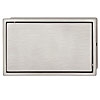 Muschelgriff Zinkdruckguss, aluminiumfarben, 154 mm x 56 mm 