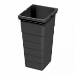 Abfallbehälter 11,5 Liter, H 330 mm dunkelgrau 