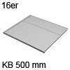 Deckelplatte für 16er Seiten B 466 x T 470 mm 16er Deckelpl. o. Zub. KB 500 mm hellgr.