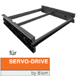 Hängerahmen für Servo-Drive uno, dunkelgrau