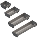 ORGA-LINE Edelstahlschalen, 88 x 88-352 mm 