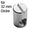 Quermutterbolzen Ø 10 x 21 mm M6 D01059 Bolzen f. Dicke 32 mm - 10 x 21 mm