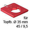 Red Jig Bohreinsatz für Topfbänder Ø 35 mm, 45/9,5