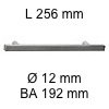 Relingriff i-400 Länge 256 mm H 40 / BA 192 / L 256 / Ø 12 mm
