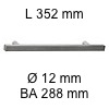 Relingriff i-400 Länge 352 mm H 40 / BA 288 / L 352 / Ø 12 mm