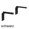 Halterung für Rückwände / Akustikpanel Rückwand-Halter schwarz