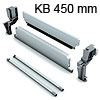 Rückwand-Set für Müllauszug hängend KB 450 mm Z30M383S0W Rückwandset 450 mm