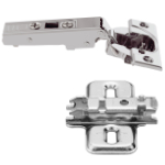 Blum Scharnier 75B1550 mit Montageplatte, Ersatz für 74.155/110-05 (107 Grad, gedämpft) 