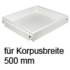 Einbau-Schubkasten, für Korpusbreite 500 mm MODUL Komplettschubk. weiß / KB 500 mm