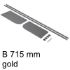 Schuhablage CONERO Set für max. Schrankinnenbreite 762 mm - gold