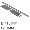 Schuhablage CONERO Set für max. Schrankinnenbreite 762 mm - schwarz