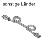 Servo-Drive Netzkabel sonst. Länder 