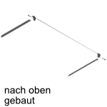 Blum TANDEMBOX antaro Seitenstabilisierung nach oben gebaut 