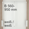 Kleiderlift 10 kg für 56-95 cm Einbaubreite w/w Servetto 3T 560-950 mm, weiß / weiß