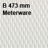 Einlegematte weiß, B 473 mm Solid Antirutschm. PS / TPE, weiß. - 473 / Meterware