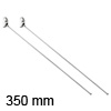 Anschraublager/Spannstrebe 350 mm (Set: 2 Stk.) Länge 350 mm