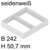 ZC7S300RSU AMBIA-LINE Rahmen Stahldesign seidenweiß Ambia Stahlrahmen L272B242xH50 mm seidenweiß