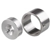 Stangenhalter, Alu und Edelstahl - Ø 22-50 mm 
