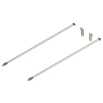 Reling Set für Holzkästen NL 400-650 mm 